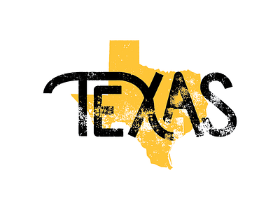 Texas grunge handlettering texas type typography