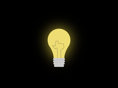 Texas Ideas creative ideas lightbulb state texas