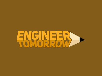 Engineer Tomorrow engineer logo pencil