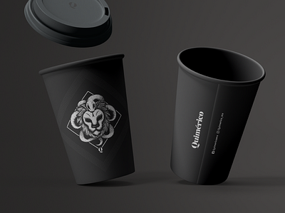 QUIMERICO CUPS brand branding branding and identity coffee shop logo tijuana