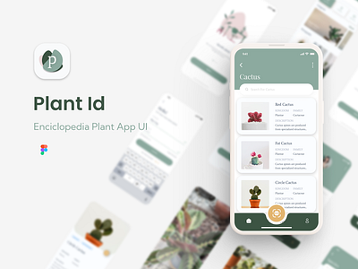 Enciclopedia Plant App UI