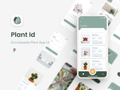 Enciclopedia Plant App UI