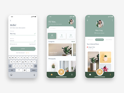 Plant Enciclopedia App - UI/UX Concept Design