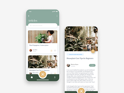 Plant Enciclopedia App - UI/UX Concept Design