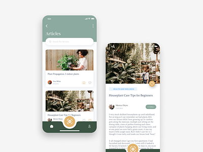 Plant Enciclopedia App - UI/UX Concept Design