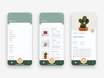 Plant Enciclopedia App - UI/UX Concept Design