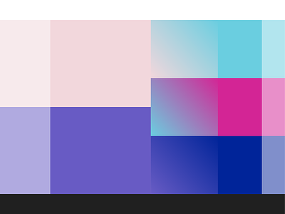 Brand palette for SynchroWork, a SAAS Technology brand blue brand design brand palette branding colour palette colourful design gradient graphic design purple skin