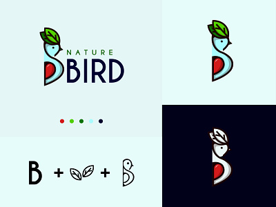 nature bird brand design brand identity branding illustration art logo logo design logo mark logodaily logodesign logotype