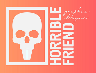 Personal Identity design flat illustrator logo minimal typography