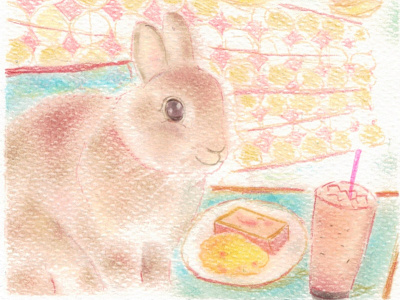 Rabbit at Cafe (Cha Chaan Teng)