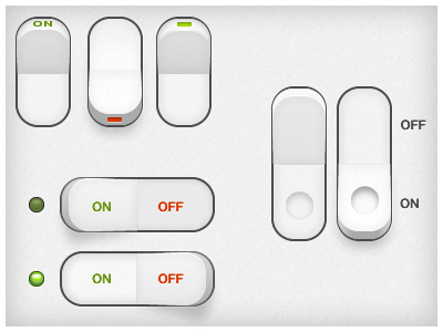 Switches fireworks switches ui vector white