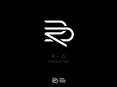 R + D Monogram Logo branding design illustrator logo minimal monogram monogram logo typography