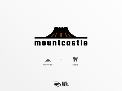 Mountcastle Logo abstract branding design illustration illustrator logo minimal typography