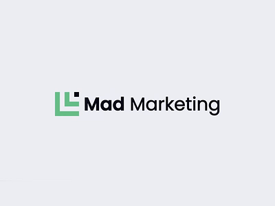 Mad Marketing New Animated Logo animated animated logo animation animation design design illustration logo logo design mad marketing typography