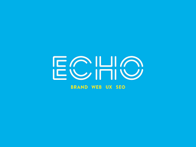 Echo Logo branding logo reflection