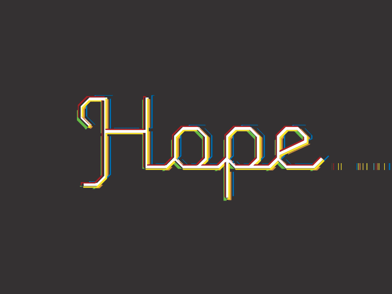 Hope bright colorful hope logo