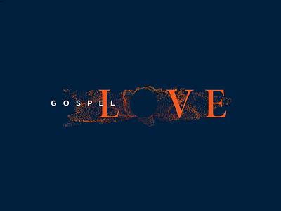Gospel Love 4 branding christian gospel logo reverberate reverberation sound soundwave
