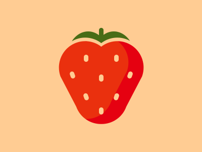 strawberry. food blog foodblog logo logo design strawberry