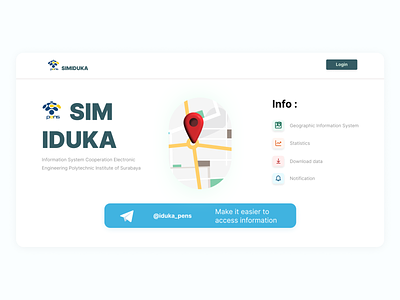 Landing page for GIS Website