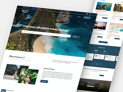 Travel Agency Landing Page Website