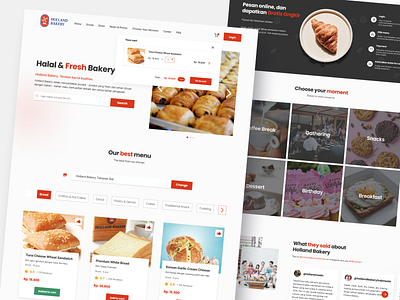 Bakery Landing Page Website