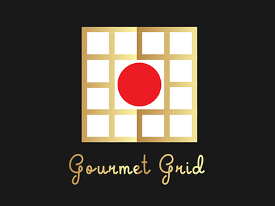 Gourmet Grid design illustraion logo logo design typography