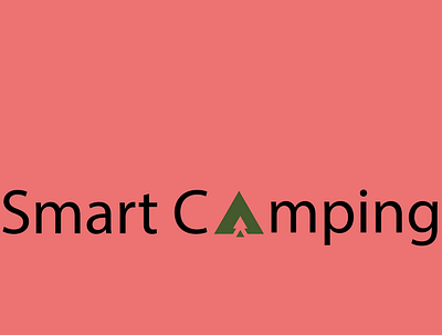 smart camping logo logo logo design logodesign negative space negative space logo negativespace