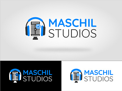 Maschil Studios - Logo Design adobe illustrator graphic design illustration logo design music studio logo vector