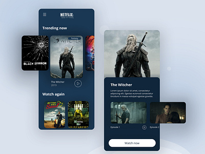 UI Mobile Design Inspiration Dark Mode