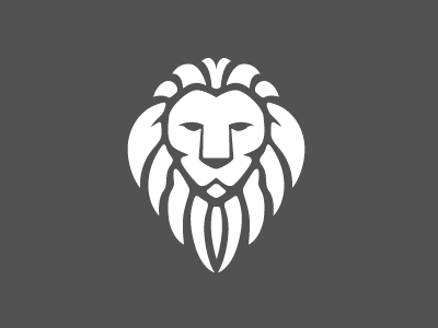 LionHead cat lion logo regal royal