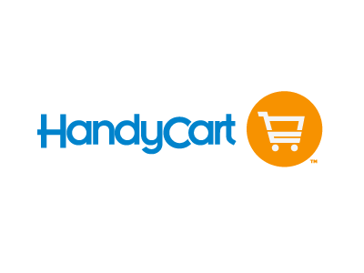 HC1 blue c cart carts circle groceries grocery h initials monogram orange push shopping wheels