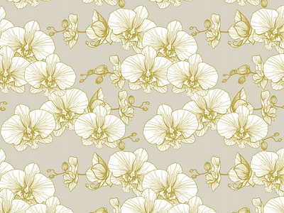 Orchids - Pattern Design