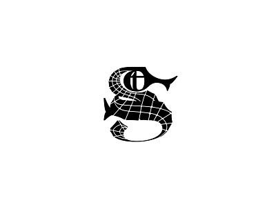 Logo ::: Spirit of the Game animal illustration logo monogram seahorse