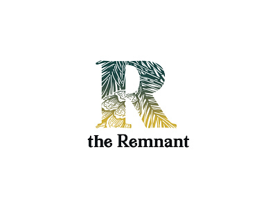 Logo ::: The Remnant bakery branch branding illustration logo pine pinecone pnw tree