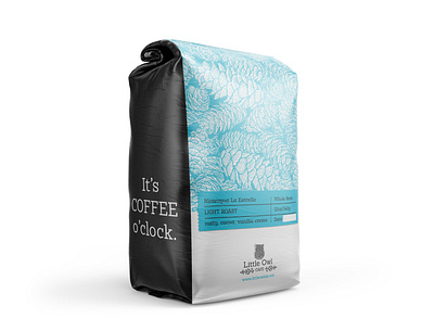 Coffee Packaging Design art coffee coffee beans design forest illustration packaging packaging design pattern design pine cones