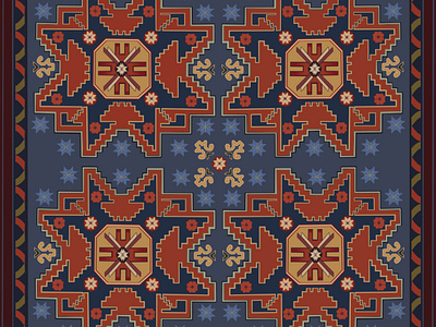 Armenian mood 2d armenian armo carpet design illustration illustration design print silkscreen typography