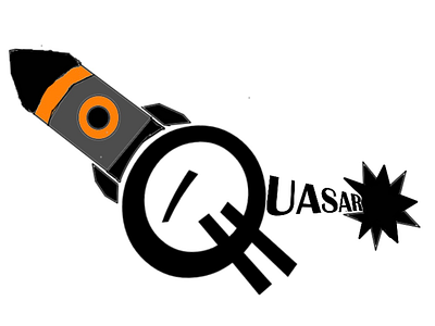 Rocketship logo challenge dailylogochallenge quasar