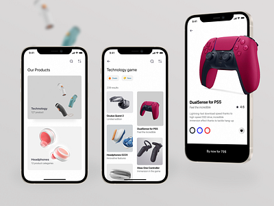 E-commerce - Mobile app app card chat design device ecommerce fashion mobille app online shop shopping