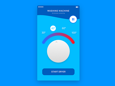 Smart Home App android blue color controls design flat ios iot material ui