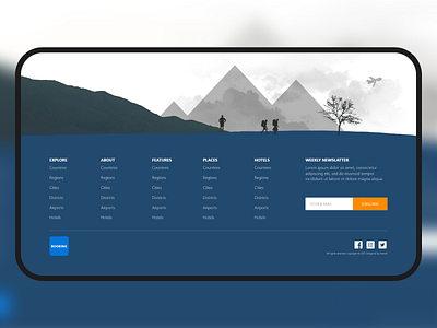 Footer redesign