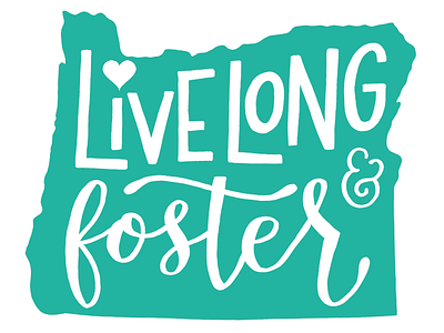 Live Long & Foster custom type handlettering illustration lettering type typography