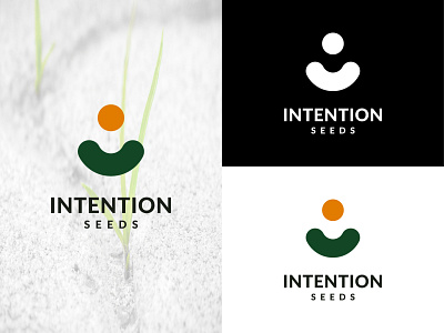 Intention Seeds brand branding iconic iconic logo logo logo design logodesign typography vector