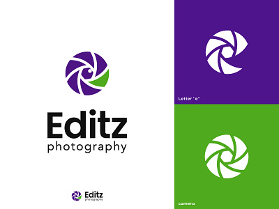 Logo for studio brand branding camera logo design e e letter logo edit logo lettter logo logo logo design logodesign photographs vector