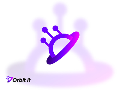 Orbit It। Logo design brand branding cool design ict it logo log logo logo design logodesign modern orbit logo simple space logo vector