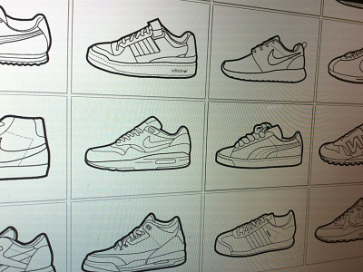 Sneakers wip adidas illustration illustrator jordan nike sneakers work in progress