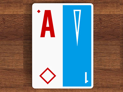 Card ace card playing card