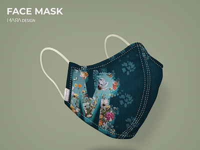 Face mask / example corona design designs drawing facemask graphic illustrator mask photoshop work