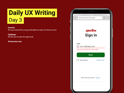Daily UX Writing Challenge: Day 3