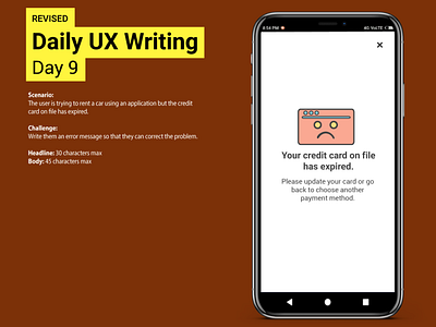 Daily UX Writing Challenge: Day 9