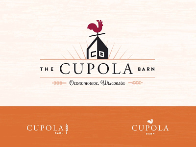 The Cupola Barn logo barn cupola milwaukee rooster wedding wedding barn wedding venue wheat wisconsin